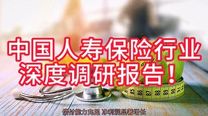 【权威发布】中国人寿保险行业深度调研报告！市场趋势、竞争格局全透视