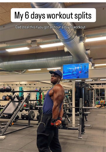 Legs A: Leg extension 2x Calf raises 2x Smith machine split squats 2x Lying leg curls 2x Hack squats 2x Dumbbells RDLs 2x Chest & Back A Weighted pull ups 2x Smith marching incline press 2x Bent over rows 2x Seated cable chest fly 2x Single arm pull over 2x Flat Dbell press 2x Weighted crunches Shoulder & Arms Machine shoulder press 2x Cable lateral raises 2x Seated cable rear delts 2x Single arm db preach curls 2x Incline curls 2x Triceps extension 2x Skull crusher 2x Tricep push ups Leg B Seat