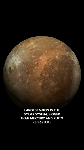 The Mysterious Sound of Jupiter’s Moon Ganymede 🔊 #ganymede #spacesounds #science #nasa #shorts