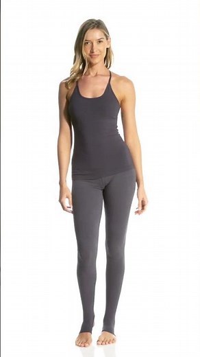 Hard Tail Flat Waist Cotton Stirrup Legging | SwimOutlet.com
