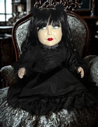 Handcrafted Victorian Gothic Doll: Elegant Vampire Inspired Talking Dolly READY TO SHIP! - Etsy