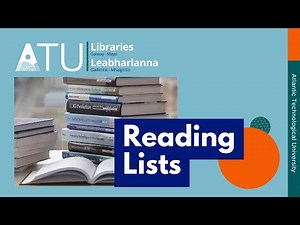 Reading Lists ATU GalwayMayo