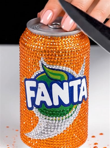 Diamante Fanta can #fyp #asmr #asmrsounds #satisfyingvideos #fanta