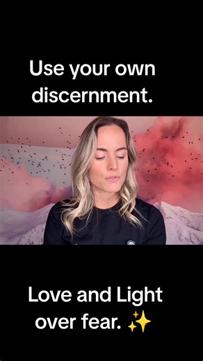 Watch full video on utube. Elizabeth April. Everything put out there is on purpose. Use your own discernment. Love is a much higher frequency than fear. ❤️