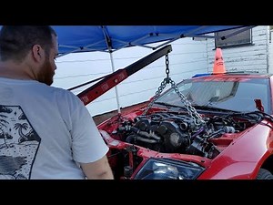 How To Pull A Nissan 300ZX Motor In 10 Minutes!