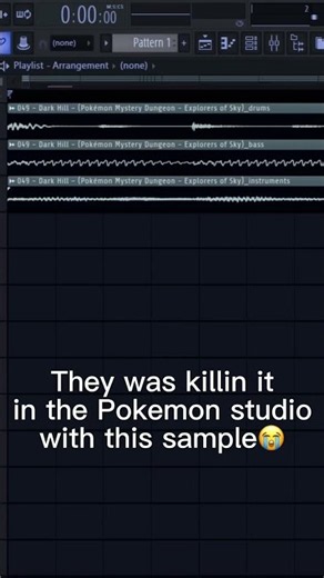 Sampled the Dark Hill music from Pokémon mystery dungeon explorers of the sky #pokemon #producer