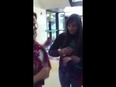 Girl handcuffed fear project