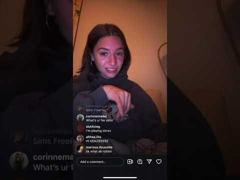 Kenzie Ziegler’s live from (4/20/25) part 2
