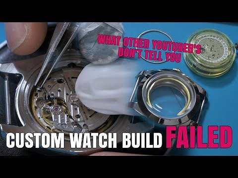 How to build your own custom watch (Don't do what I do, learn from my failure!)