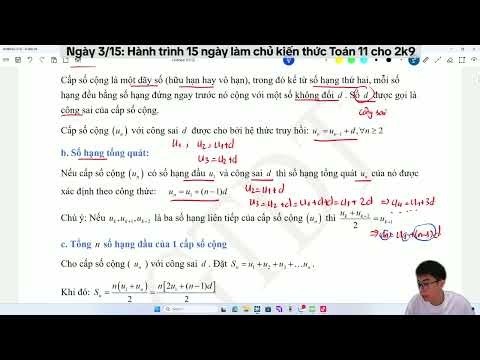 Math Lesson Review Day 3/15: Arithmetic Progressions | 15-Day Journey to Master 11th Grade Math f...