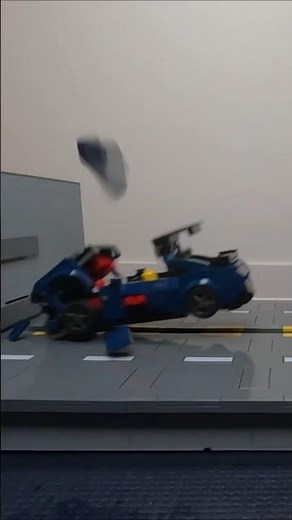 Frontal Crash Test ⚠️ LEGO Ford Mustang (76920) 💥 Speed Champions #holidayswithyoutube