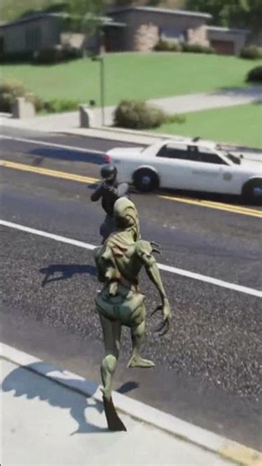 GTA 5 Alien vs SWAT Team Battle 🔥#shorts