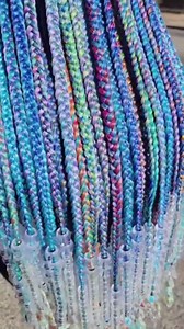 Colorful Braiding Hair Pre Stretched Box Braids Hair Colored Braiding Hair 26inch Pre StretchedBraiding Hair Multi Colored Hair Extensions