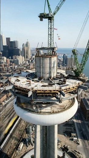 From Ground to Sky: The Rise of the CN Tower | Full Construction Timelapse