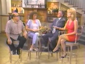 Danny DeVito & Rhea Perlman on 'Regis & Kathie Lee', 1996