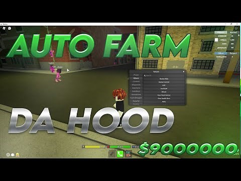 DA HOOD AUTO FARM SCRIPT GUI WITH ALOT OF COOL THINGS!