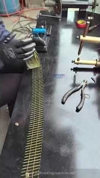 Coil Nail Welding Machine 💥 Uniwin Spot Welding Machine