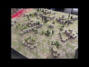 BattleTech Terrain Grass Hex Board Tutorial