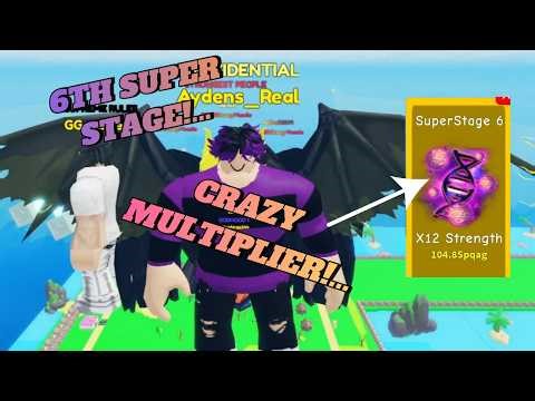 I GOT 6TH SUPER STAGE!... (ROBLOX) (WORLD'S LIFTING)