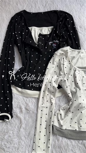 Hello Kitty Edition Henly Style Tops