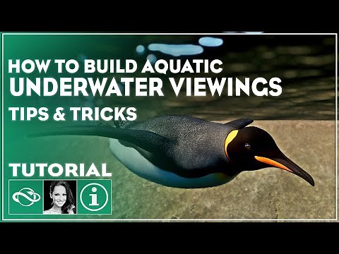 ▶ How to build an Underwater Viewing Gallery in Planet Zoo Tutorial | Tips & Tricks |