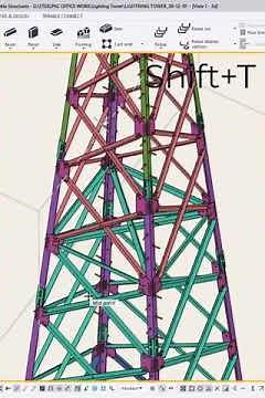 Tekla Structures Tips Tricks Automatic Rotate Object Continuously #teklastructures #Automaticrotate