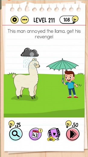 Brain test level 211 solution