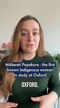 Makereti Papakura - the first known Indigenous woman to study at Oxford 🎓