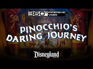 Pinocchio's Daring Journey - 360° Video - 6.1K | Disneyland | 2024