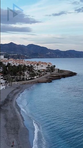 Coastal Beauty of Nerja from Above 🌊 | Drone View of Spain’s Shoreline