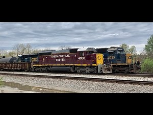 Train With DPU Passes & This Happened! Train Knocks Down Signal, Indiana & Ohio Notching Up Repost