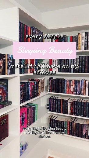 Every sleeping beauty retelling that i have on my shelves! Which should i do next? #sleepingbeauty #fairytaleretellings