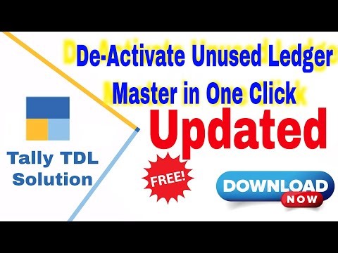 deactivate master new version free tcp || download free tdl for tally prime || ‪@TallyTdlSolution‬
