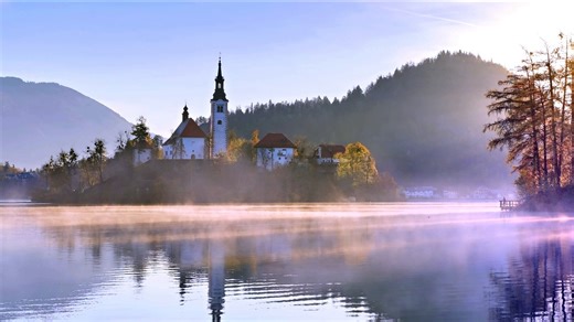 Lake, Nature, Background. Free Stock Video