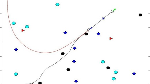 无人机动态环境下目标跟踪及路径优化，MATLAB代码
