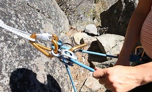 Follow along and learn how to set up a belay from above with AMGA Guide Instructor Margaret Wheeler. | Outdoor Research