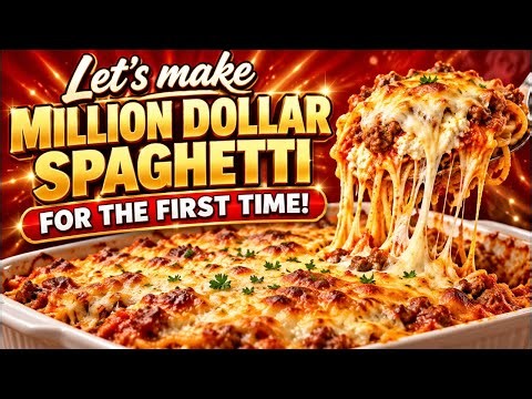 The Ultimate Cheesy Million Dollar Spaghetti Bake