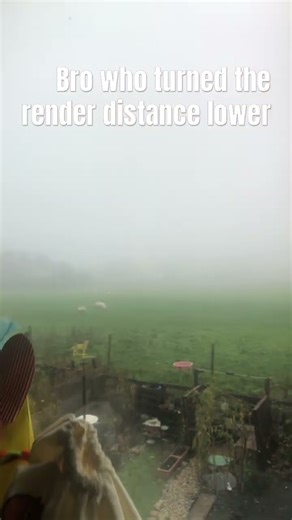 Bro who turned the render distance low#mincraft