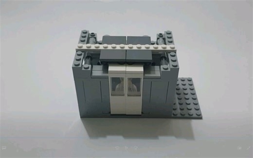（免费教程）乐高火车门，塞拉门的有趣结构 Lego Train Door Mechanism Building Instructions