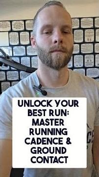 Unlock Your Best Run: Master Running Cadence & Ground Contact! #shorts