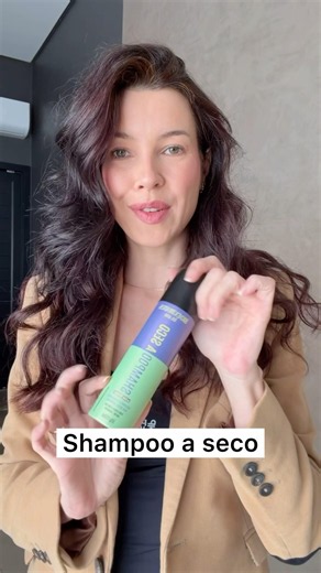 Shampoo a seco pra tirar a oleosidade da raiz do cabelo 😮‍💨😍