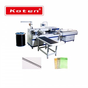 [Hot Item] Single Wire Spiral Forming Binding and Paper Punching Machine for Notebook