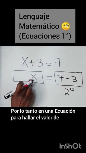 Lenguaje Matemático 🧐 (Signo de Igualdad) #matematicas #maths#algebra