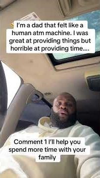 I Provided But Had No Time To Spend With My Family