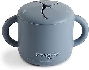 Smack Fun - Silicone Snack Cup | Spill Proof Food Container for Toddler and Baby (Tradewinds)