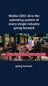 696K views · 7.6K reactions | Nvidia CEO Jensen Huang discusses how AI will impact "every single industry" in the future. Watch more of the interview: cnb.cx/4kFPbkq | CNBC | Facebook