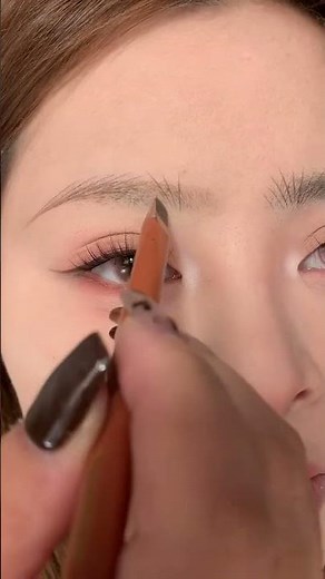 Korean-style light eyebrow tutorial #makeuptudy #beginnerMakeup #Eyebrows #HowToDrawEyebrows