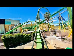 Riddler’s Revenge INSANE Roller Coaster 4K POV! | Six Flags Magic Mountain California [No Copyright]