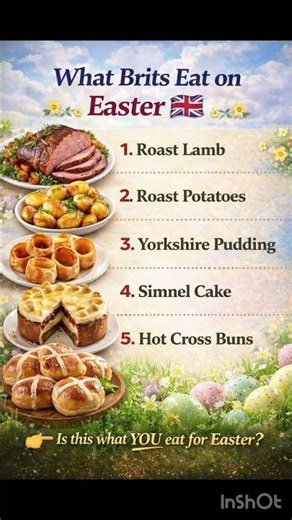 What Brits Eat on Easter 🇬🇧🐣 Is This Traditional?