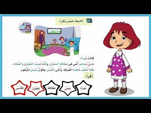 قالت نورة نحن نساعد امي في نظافة المنزل | قالت نورة اول ابتدائي لغتي| المنهج السعودي|تعليم الاطفال